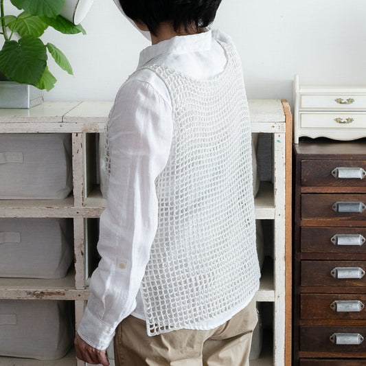 かぎ針編み「メッシュタンクトップ」編み図