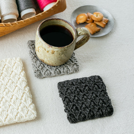 かぎ針編み「丁寧に編むマット」編み図