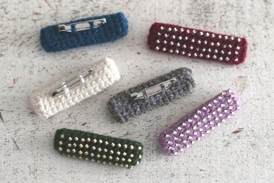 ワークショップレシピ「ビーズ編みブローチ」編み図(PDF) - Ronique Store