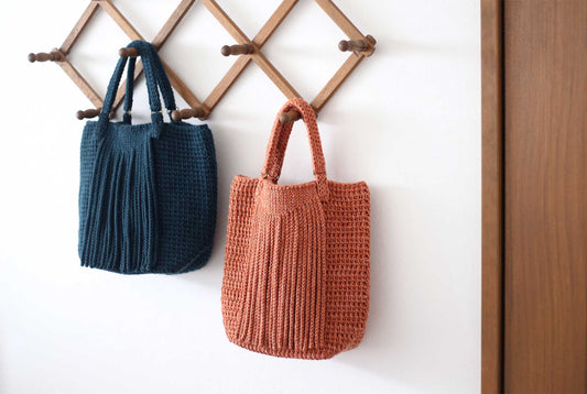 かぎ針編み「フリンジトート」編み図