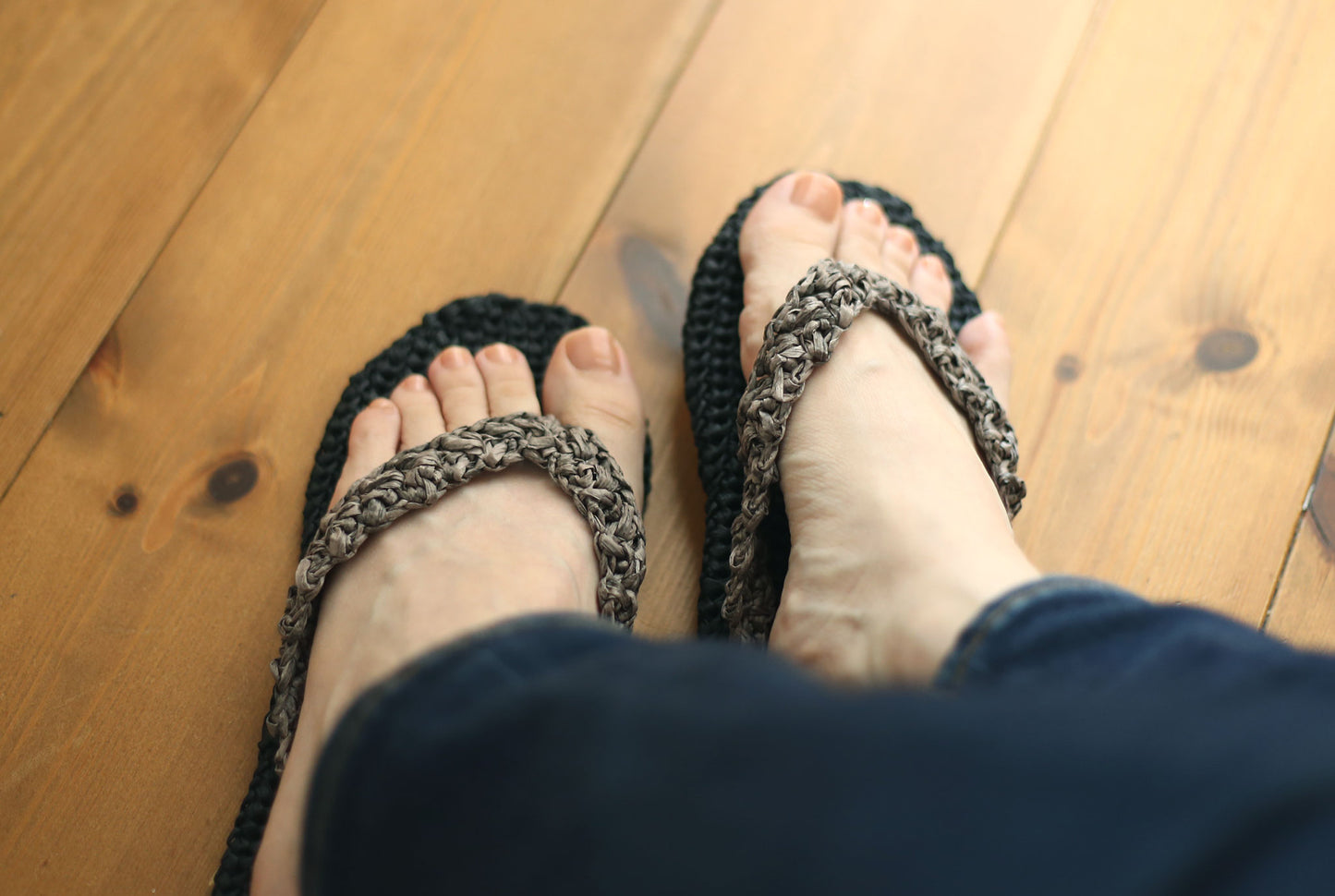 "Coastal Comfort Slippers" Crochet Pattern