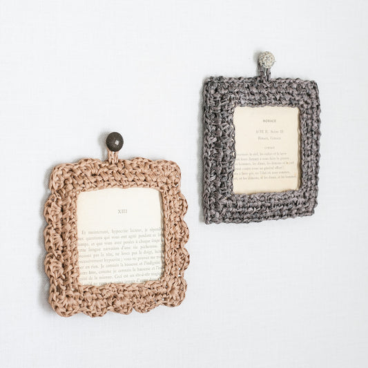 かぎ針編み「クロッシェ・フレーム」編み図(PDF) - Ronique Store