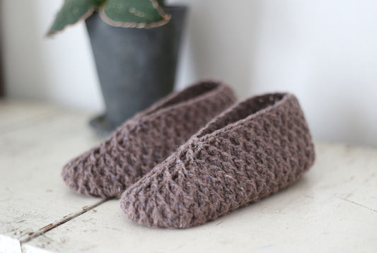 かぎ針編み「おそろいフットカバー」編み図