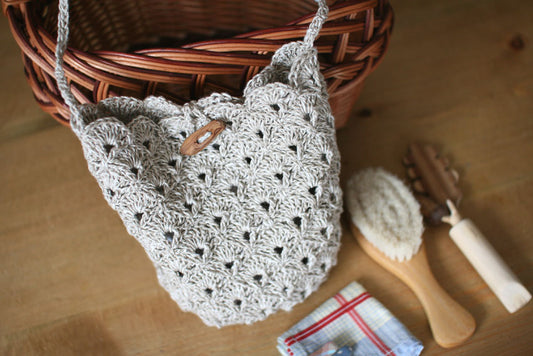 かぎ針編み「おそろいポシェット（子ども用）」編み図（PDF） - Ronique Store