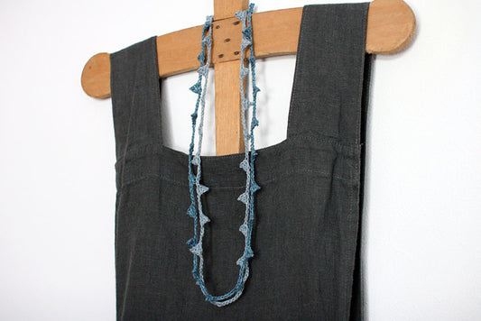 これなら編める！「かぎ針編みのネックレス」編み図（PDF） - Ronique Store