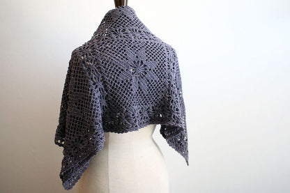 かぎ針編み「さんかく・しかく 2wayショール」編み図（PDF） - Ronique Store