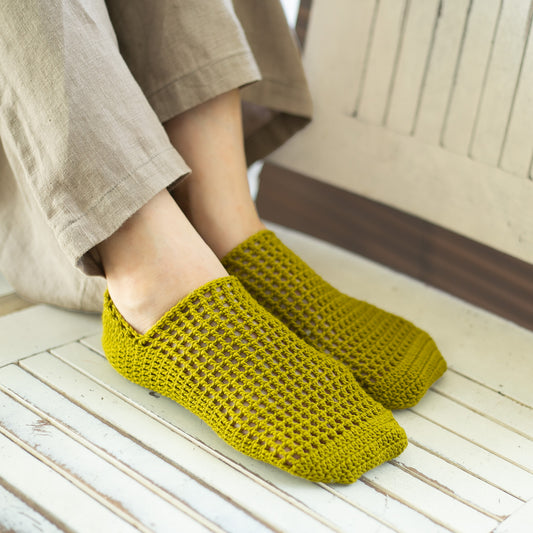 Japanese Crochet Pattern: Snikka Socks (Chart Included)