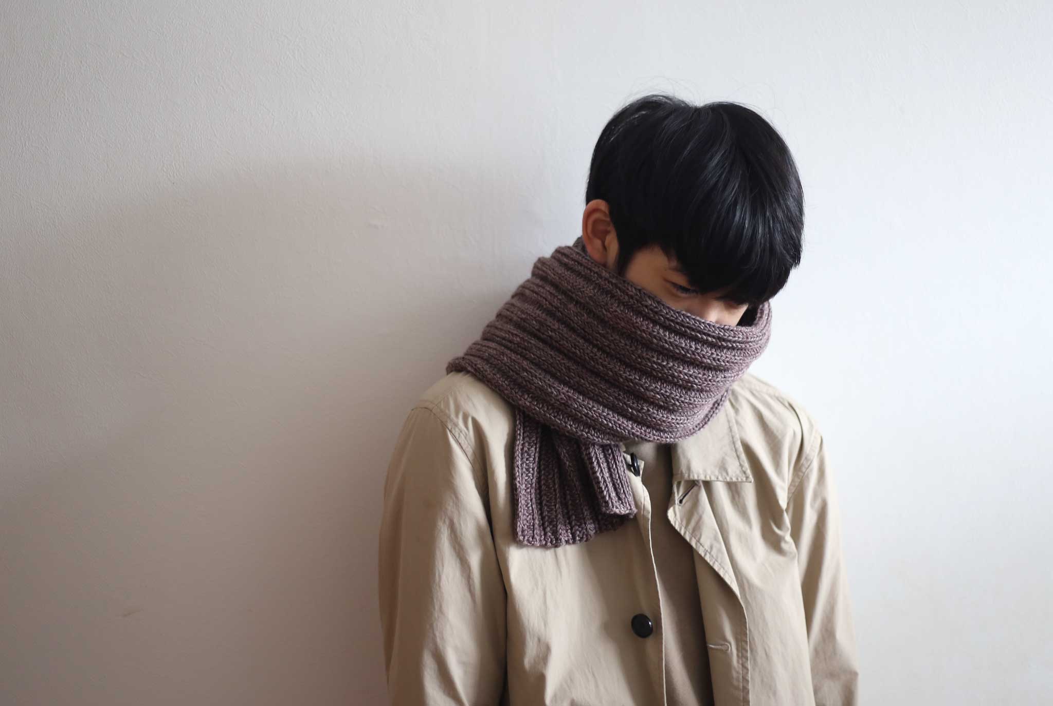 "3×3 Rib-inspired scarf" Crochet Pattern