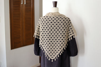 "Solar Polka Dot Shawl" Crochet Pattern