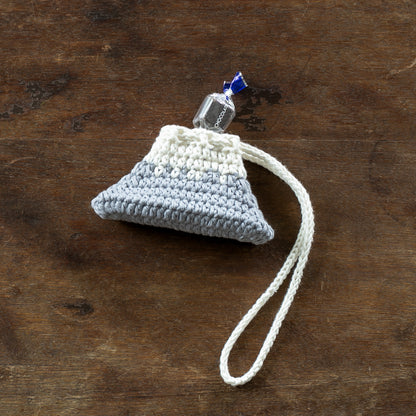 Japanese Crochet Pattern: "Mt. Fuji Drawstring Pouch" Bag (Chart Included)