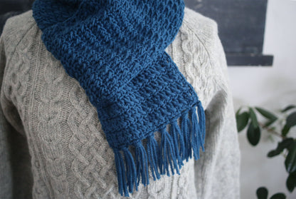 かぎ針編み「ショートマフラー」編み図（PDF） - Ronique Store