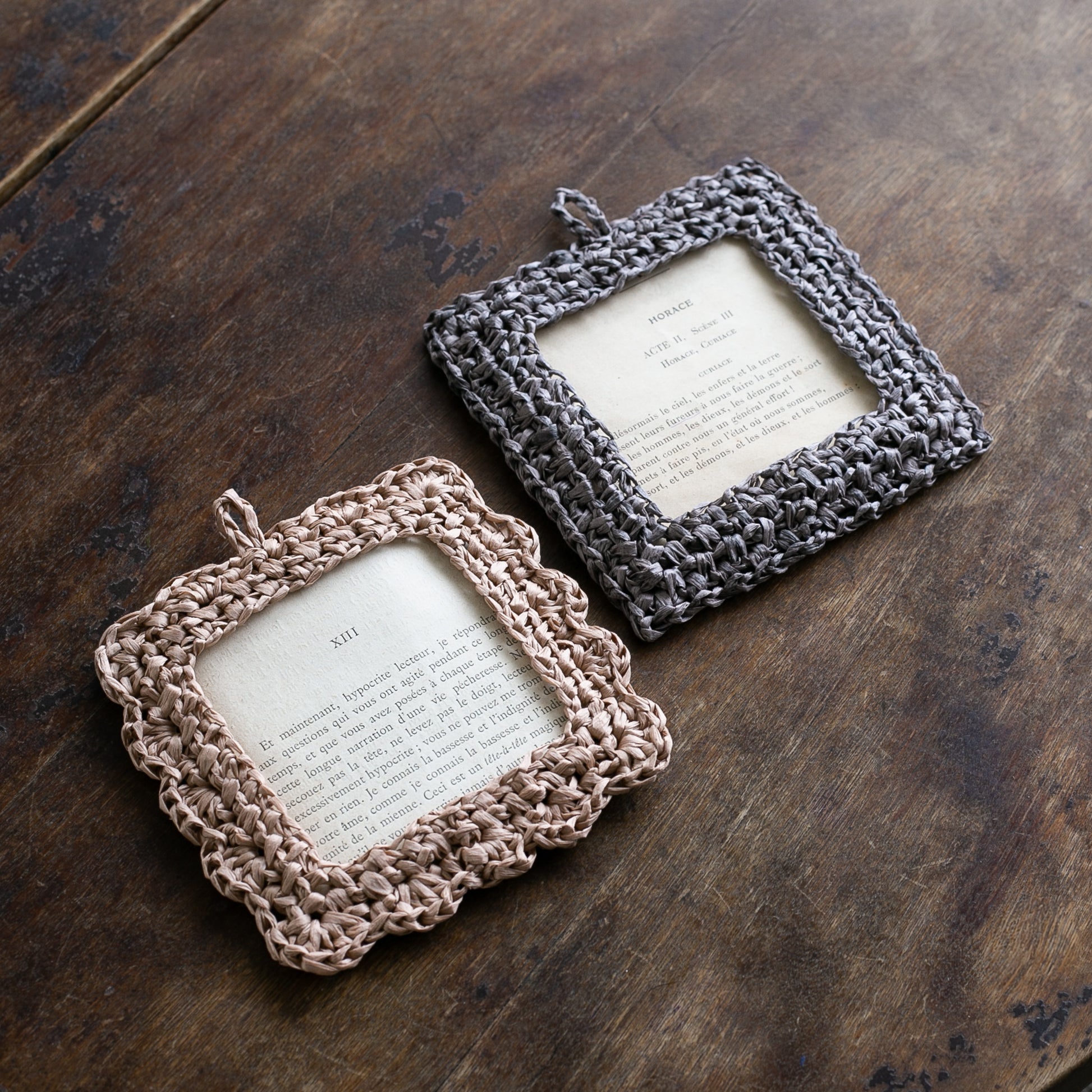 かぎ針編み「クロッシェ・フレーム」編み図（PDF） - Ronique Store