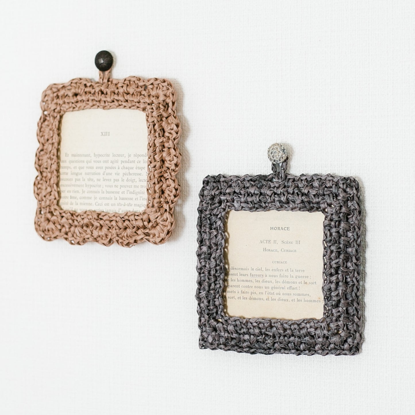 かぎ針編み「クロッシェ・フレーム」編み図（PDF） - Ronique Store