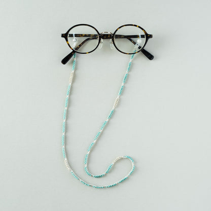 Beaded Crochet "Path" Glasses Chain Kit (Printed Japanese Crochet Chart / Video Tutorial Included)