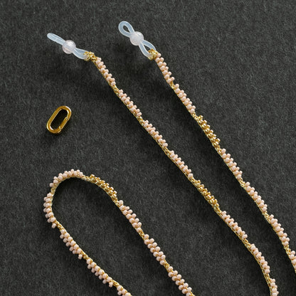 Beaded Crochet "Path" Glasses Chain Kit (Printed Japanese Crochet Chart / Video Tutorial Included)