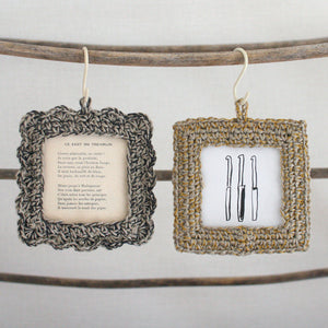 かぎ針編み 編み図「クロッシェ・フレーム」作品メイン画像