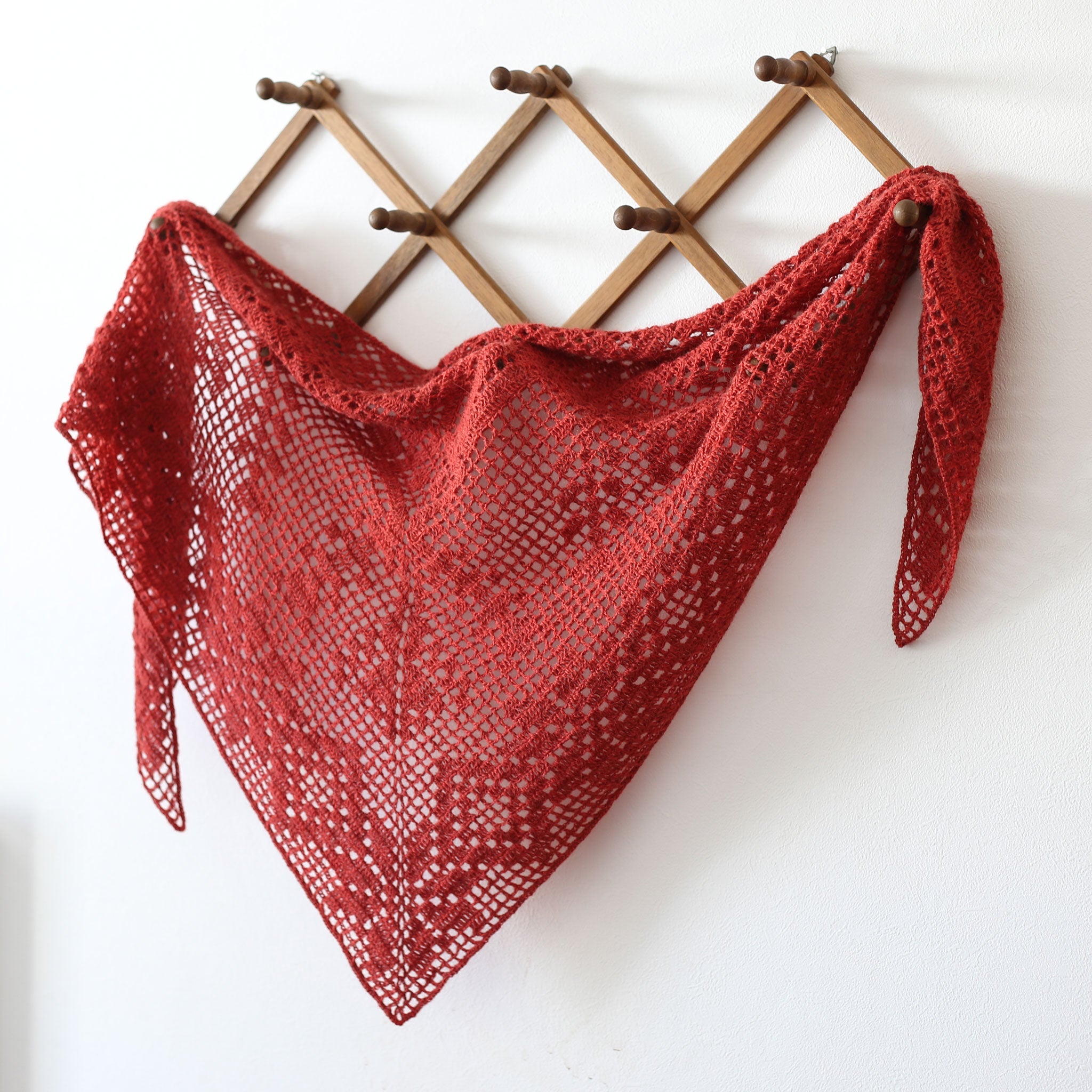 "Two Variations of Filet Crochet Shawls" crochet pattern