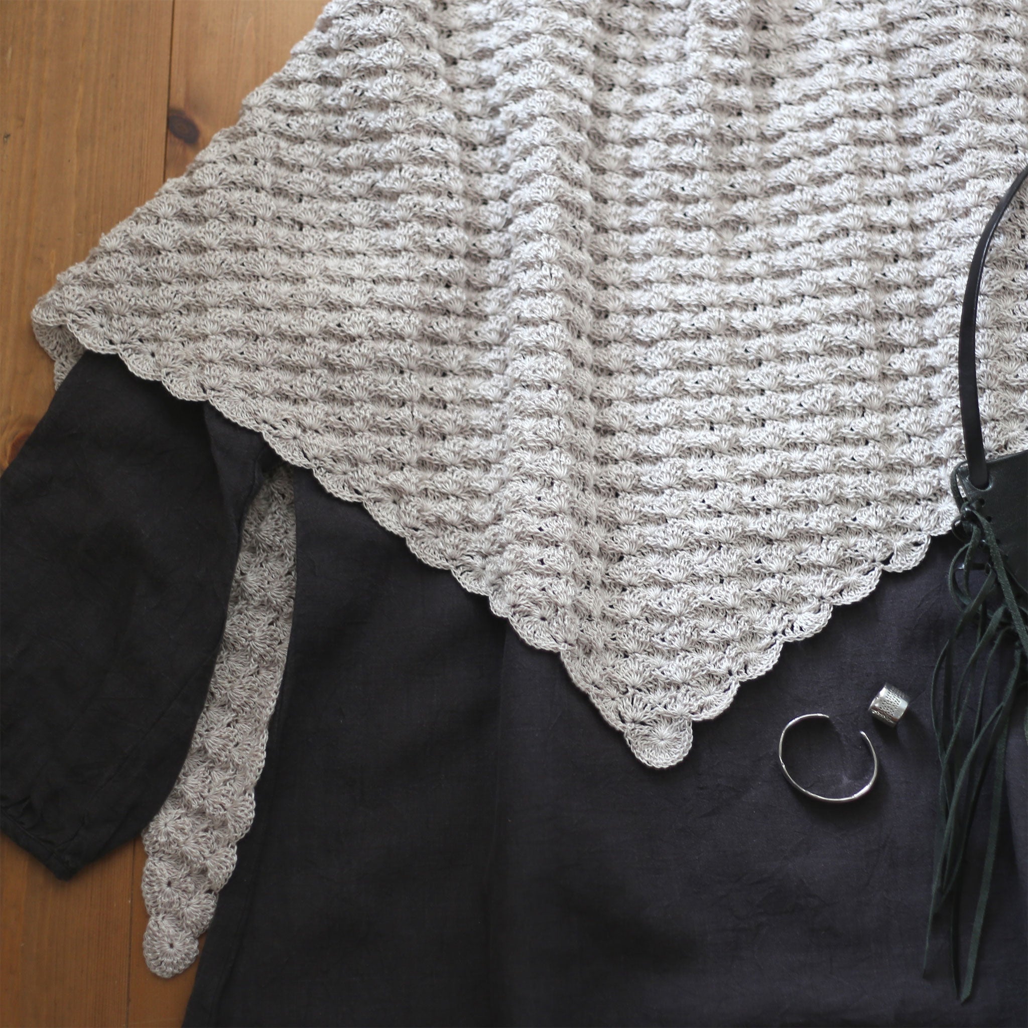 "Lattice shawl" Crochet Pattern