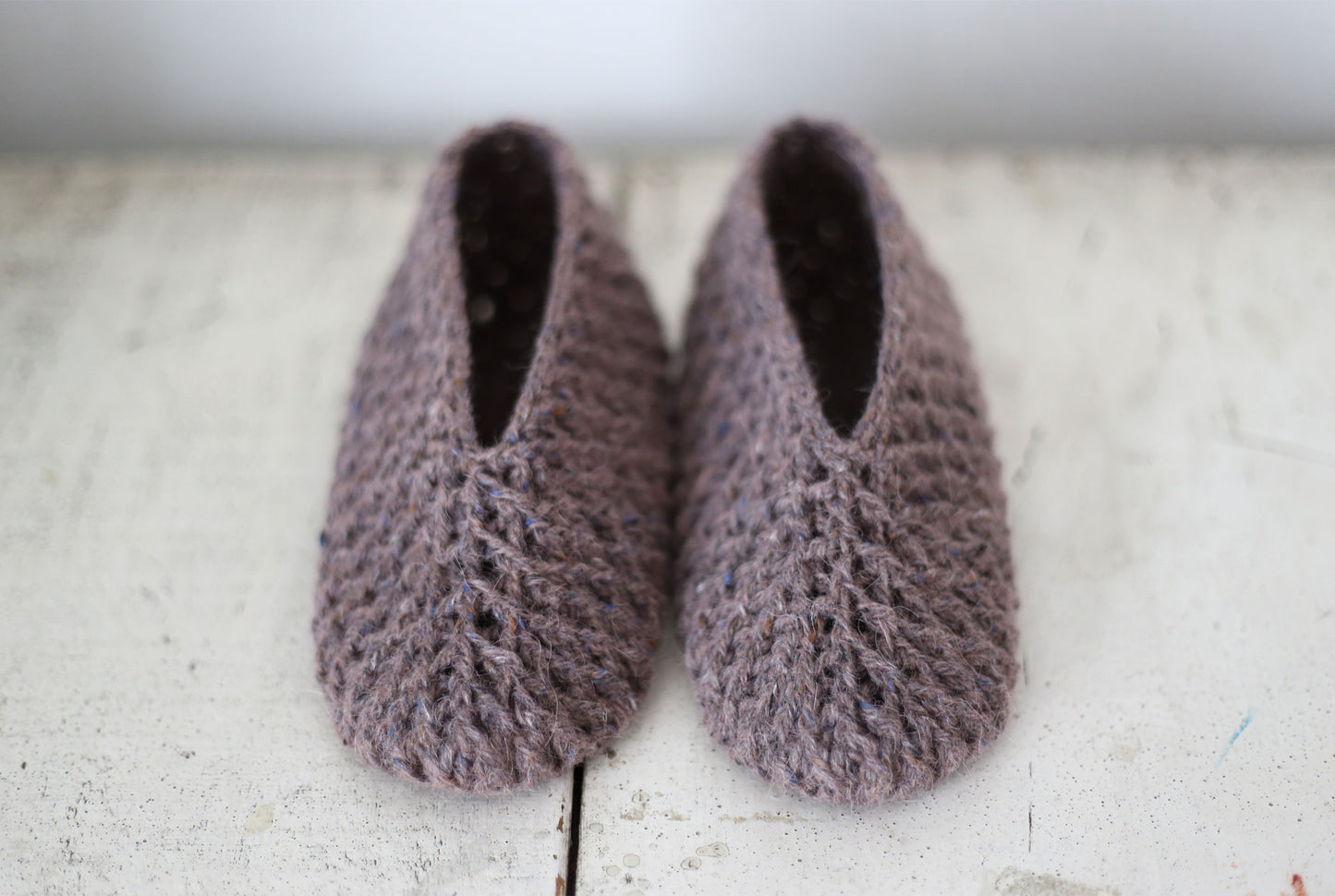 "Matching Slippers" Crochet Pattern