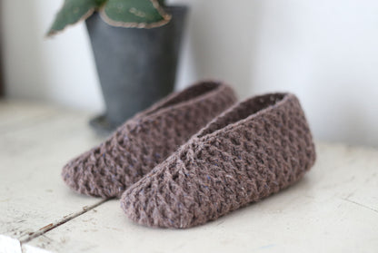 "Matching Slippers" Crochet Pattern