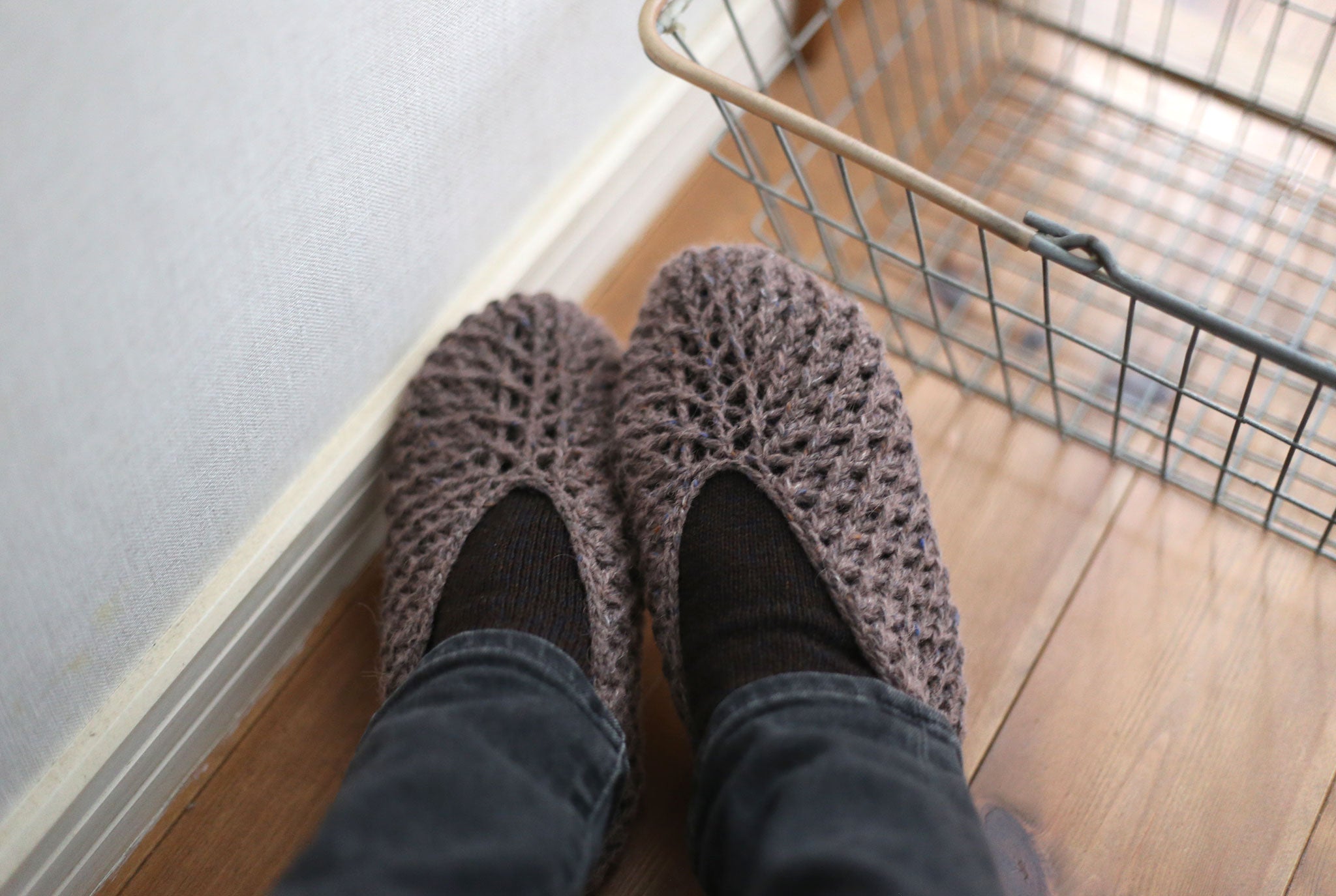 "Matching Slippers" Crochet Pattern