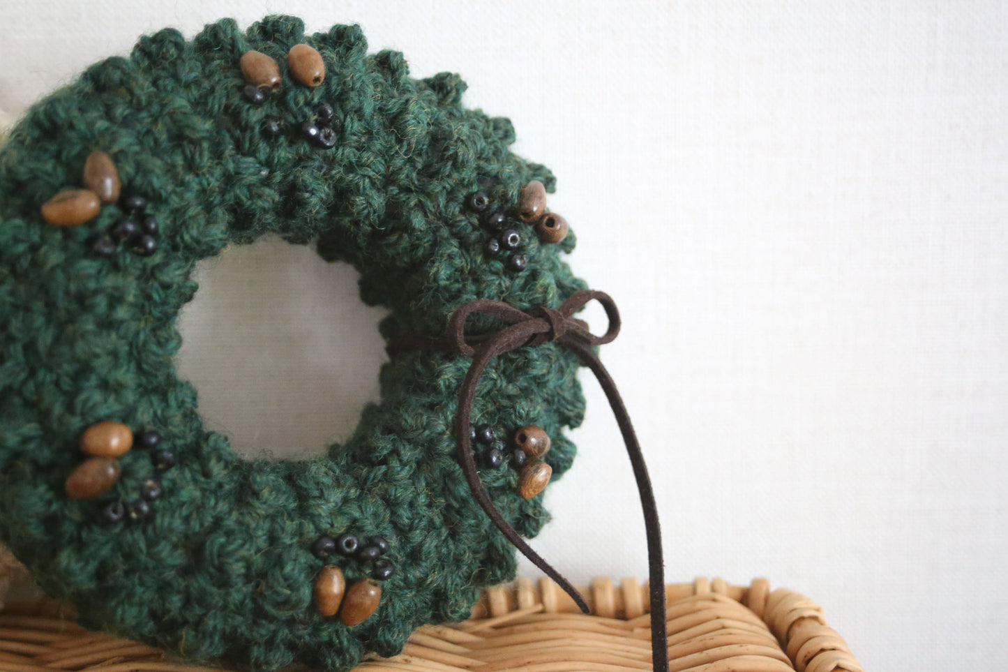 "Bumpy Christmas Wreath" Crochet Pattern